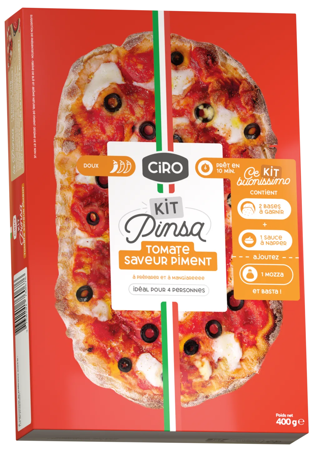 Ciro • KIT PINSA PIMENT 400 G 3760291760676 Vertical HD