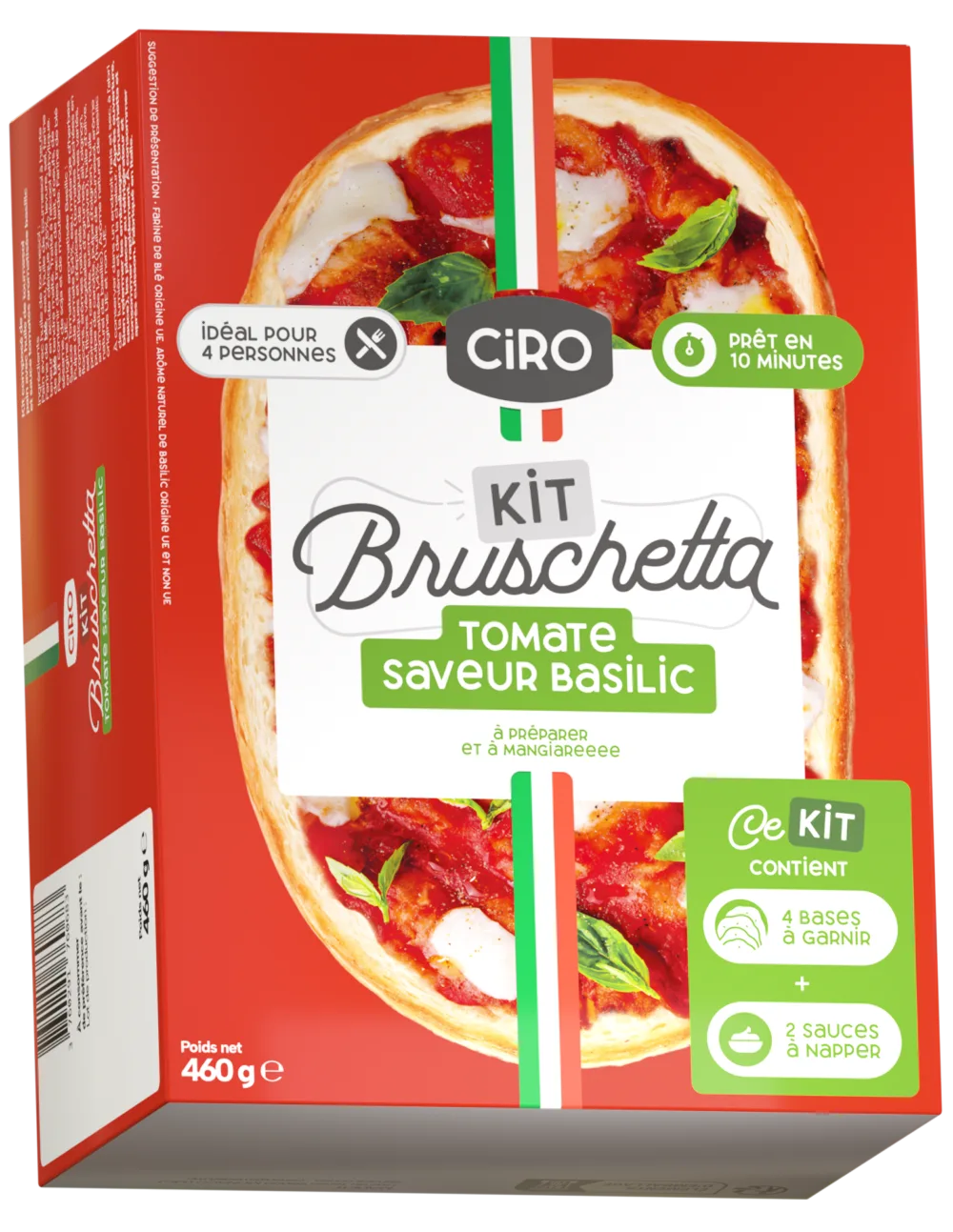 Ciro • KIT BRUSCHETTA BASILIC 360 G 3760291760683 Vertical HD
