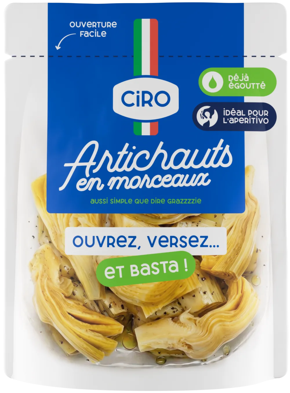 Ciro • Artichauts en morceaux sachet V7 HD
